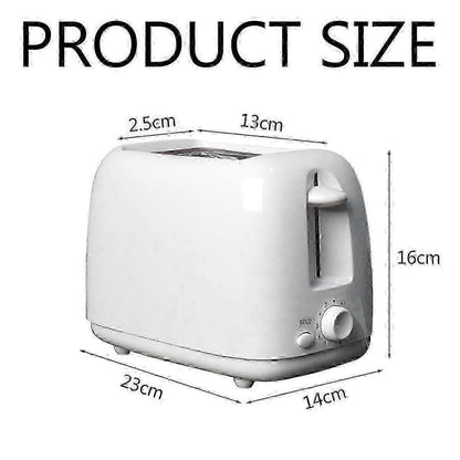 Stainless Steel 2-Slice White Toaster, Wide Slot, Adjustable Browning V1263-JX-4879