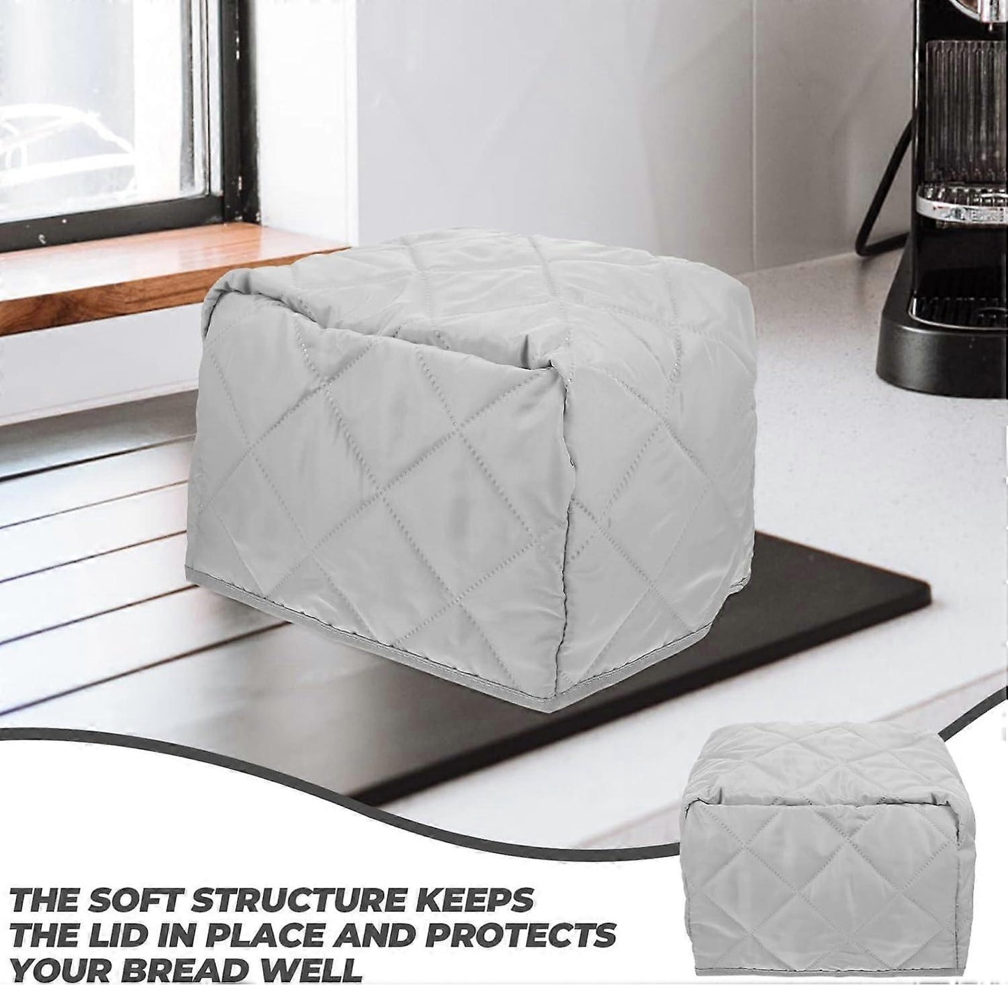 Scratch-Resistant Bread Toaster Cover, Dust Protection Shield V1263-JX-4880