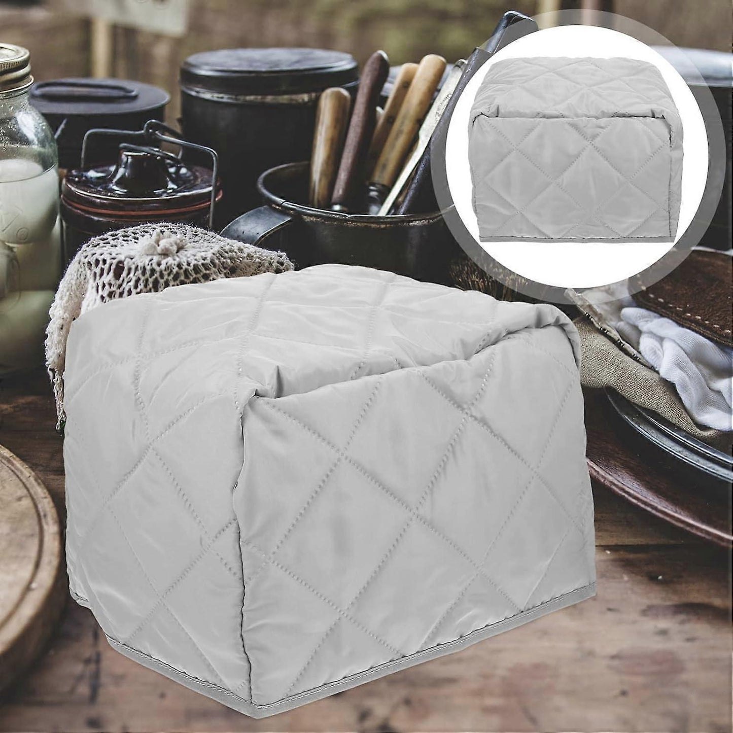 Scratch-Resistant Bread Toaster Cover, Dust Protection Shield V1263-JX-4880