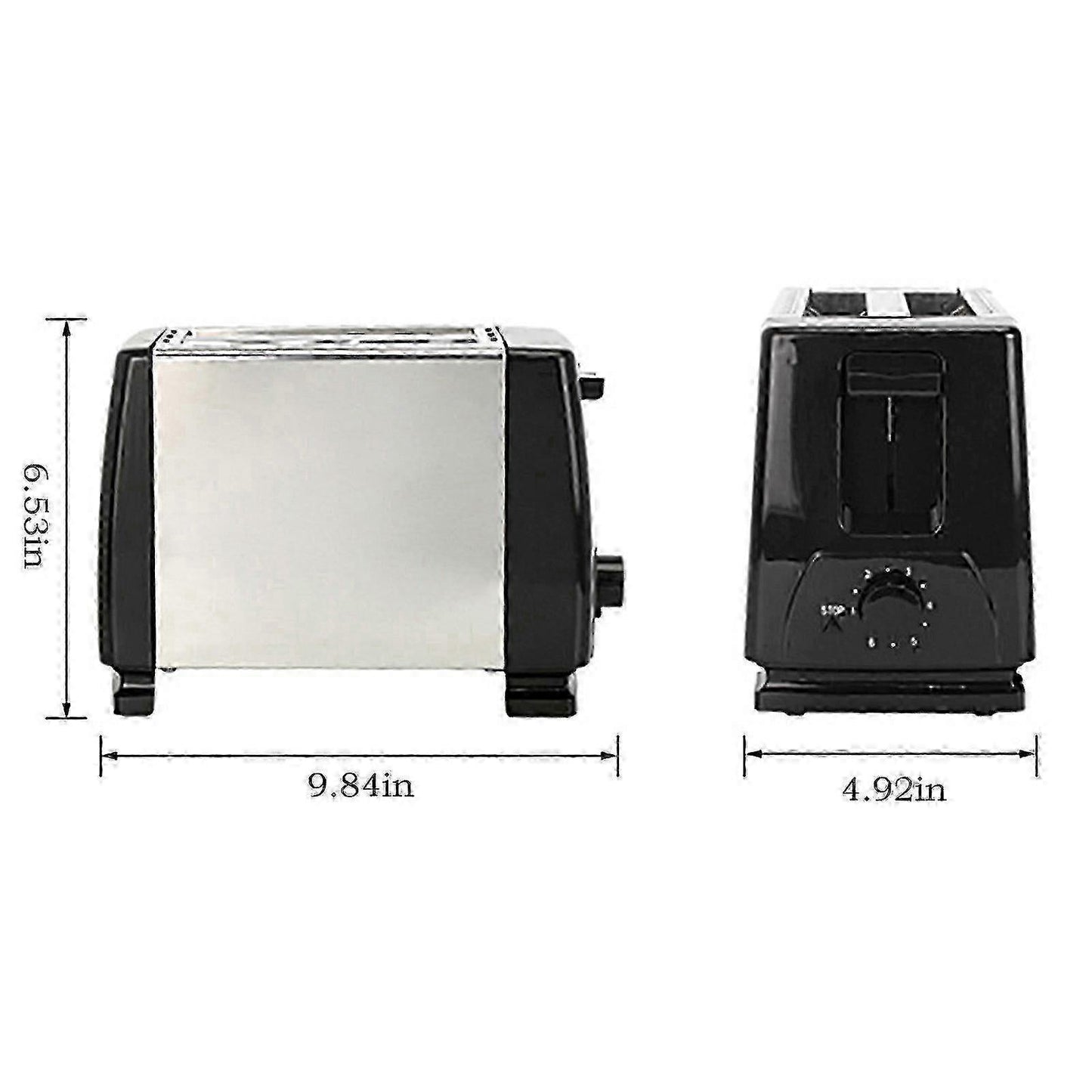 Compact 110V Toaster with Adjustable Settings for Kitchen V1263-JX-4884