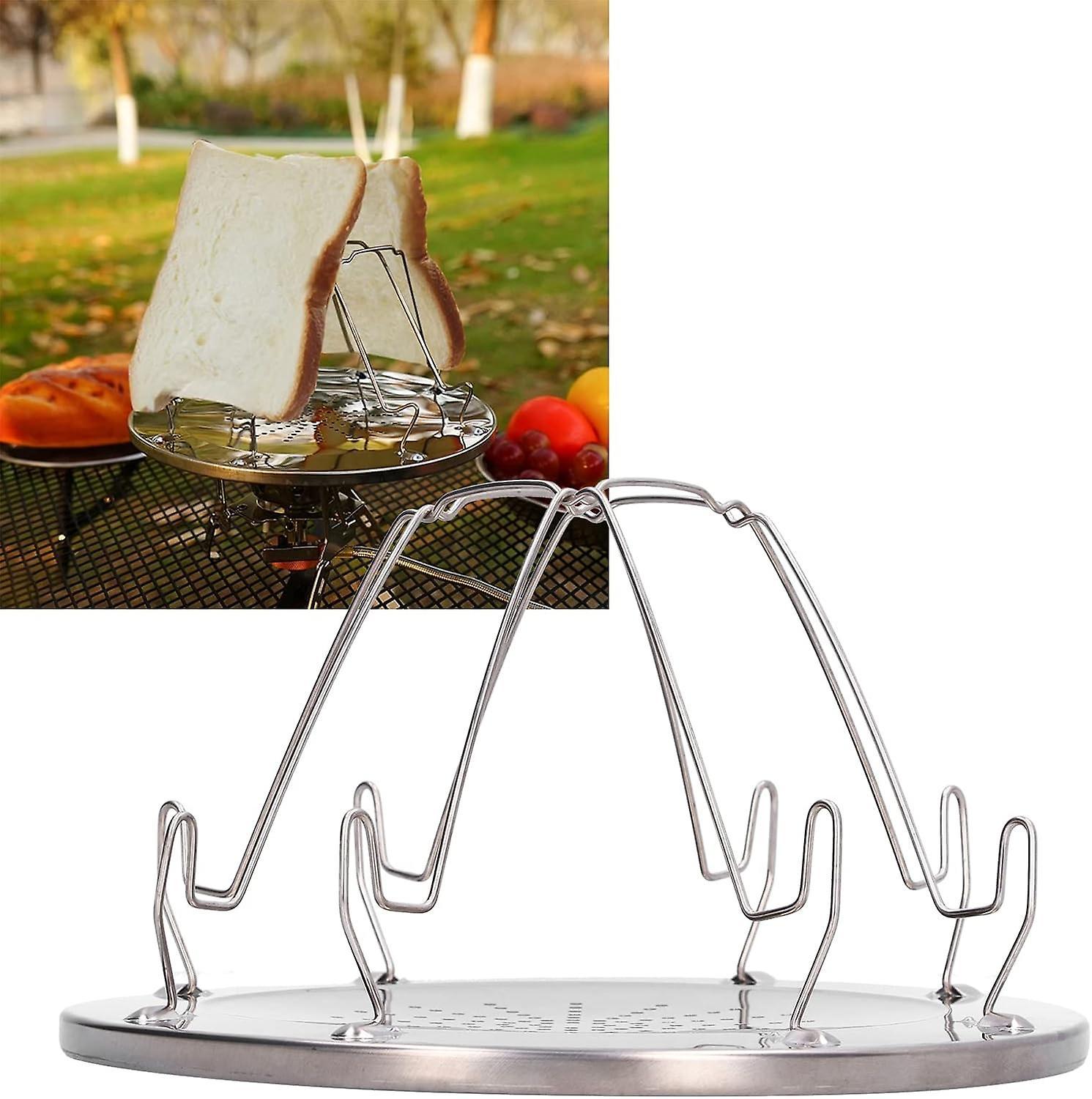 Folding Stainless Steel Camping Stove Toaster Rack V1263-JX-4888