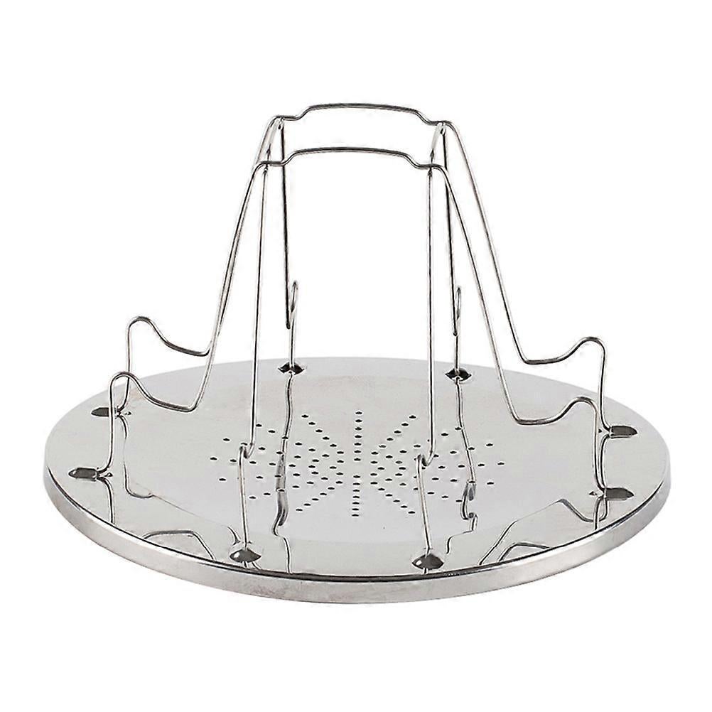 Folding Stainless Steel Camping Toaster Tray, 4 Slice V1263-JX-4891