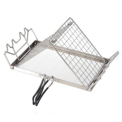 Adjustable Height Folding Bread Toaster Grill Rack V1263-JX-4893