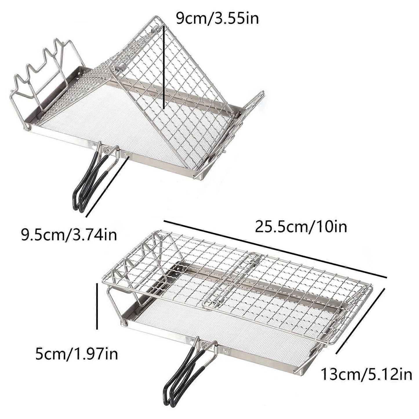 Adjustable Height Folding Bread Toaster Grill Rack V1263-JX-4893