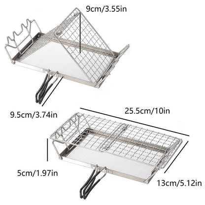 Adjustable Height Folding Bread Toaster Grill Rack V1263-JX-4893