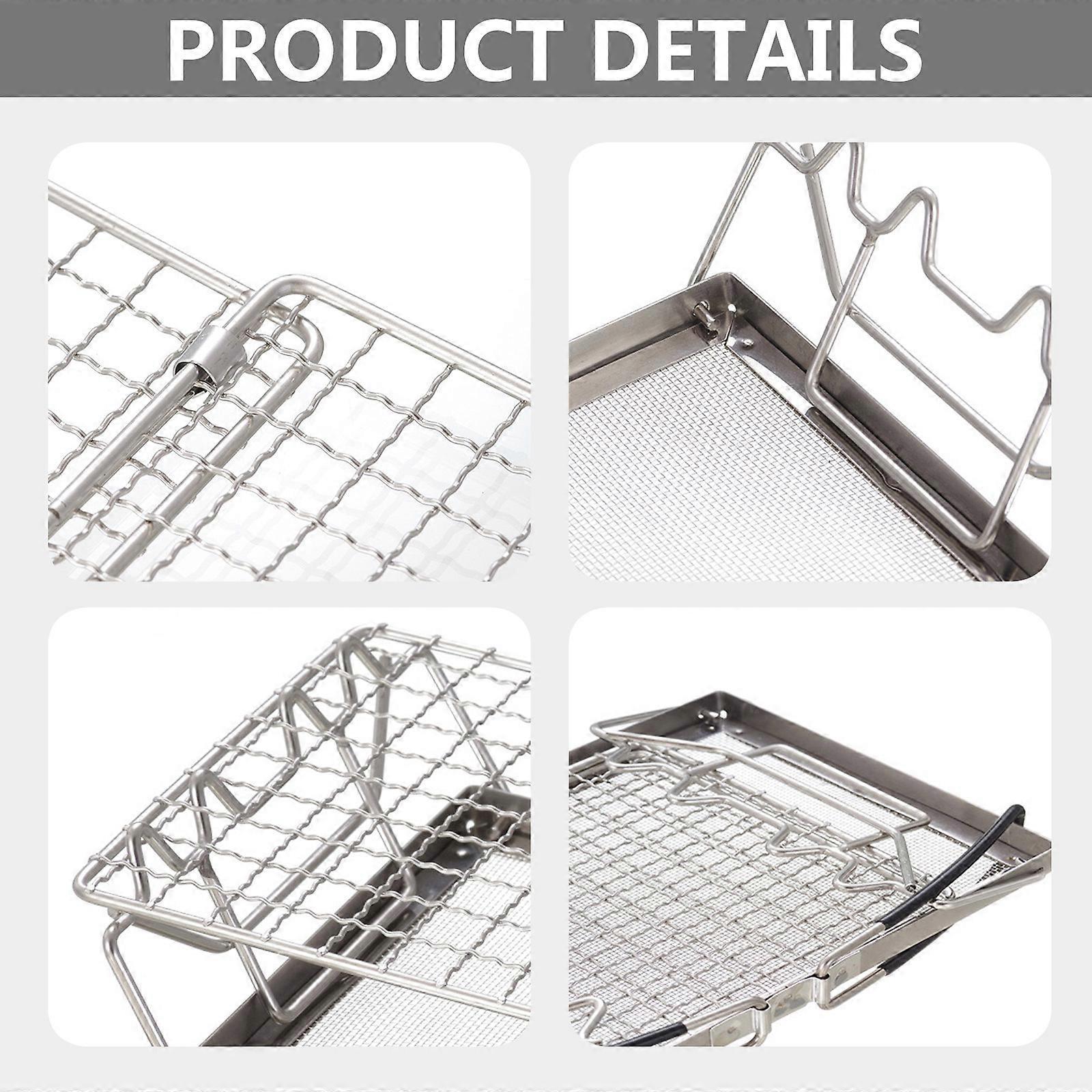 Adjustable Height Folding Bread Toaster Grill Rack V1263-JX-4893