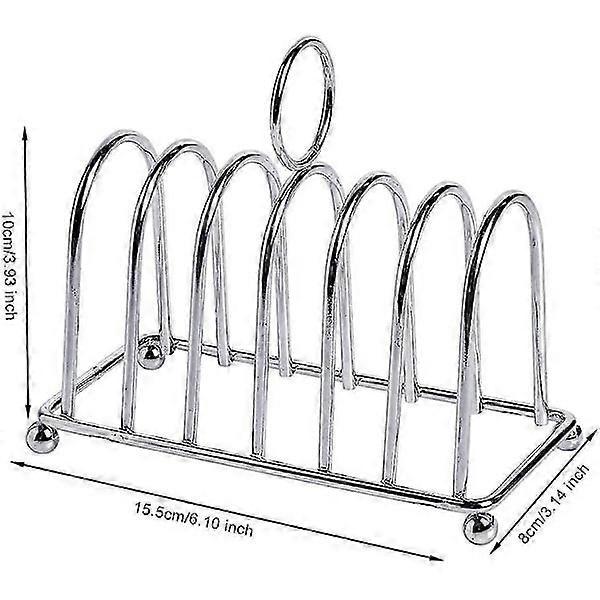 Stainless Steel Horseshoe Toaster Display Rack for Kitchen & Outdoor V1263-JX-4894