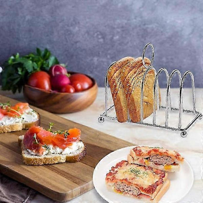 Stainless Steel Horseshoe Toaster Display Rack for Kitchen & Outdoor V1263-JX-4894