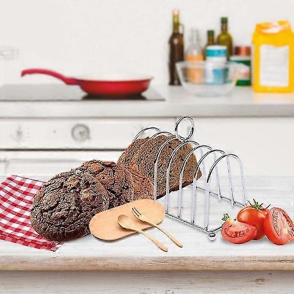 Stainless Steel Horseshoe Toaster Display Rack for Kitchen & Outdoor V1263-JX-4894