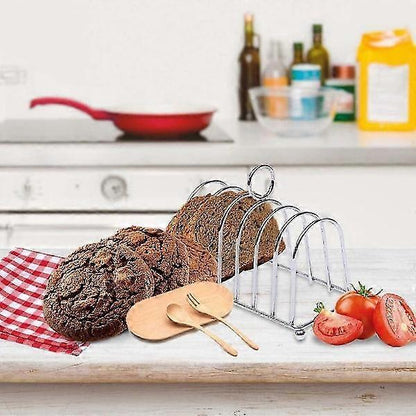 Stainless Steel Horseshoe Toaster Display Rack for Kitchen & Outdoor V1263-JX-4894