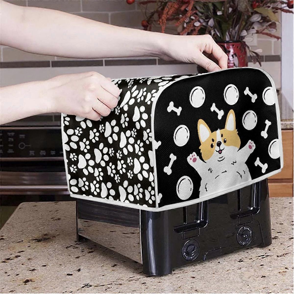 2-Slice Bread Toaster Oven Dust Cover Car Pattern V1263-JX-4896