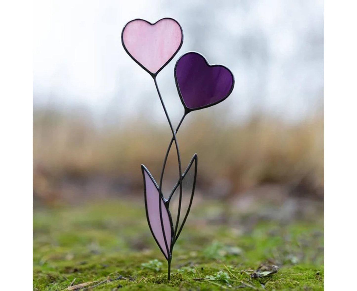 Acrylic Valentines Day Gift Ornaments-Purple V1263-JX-490