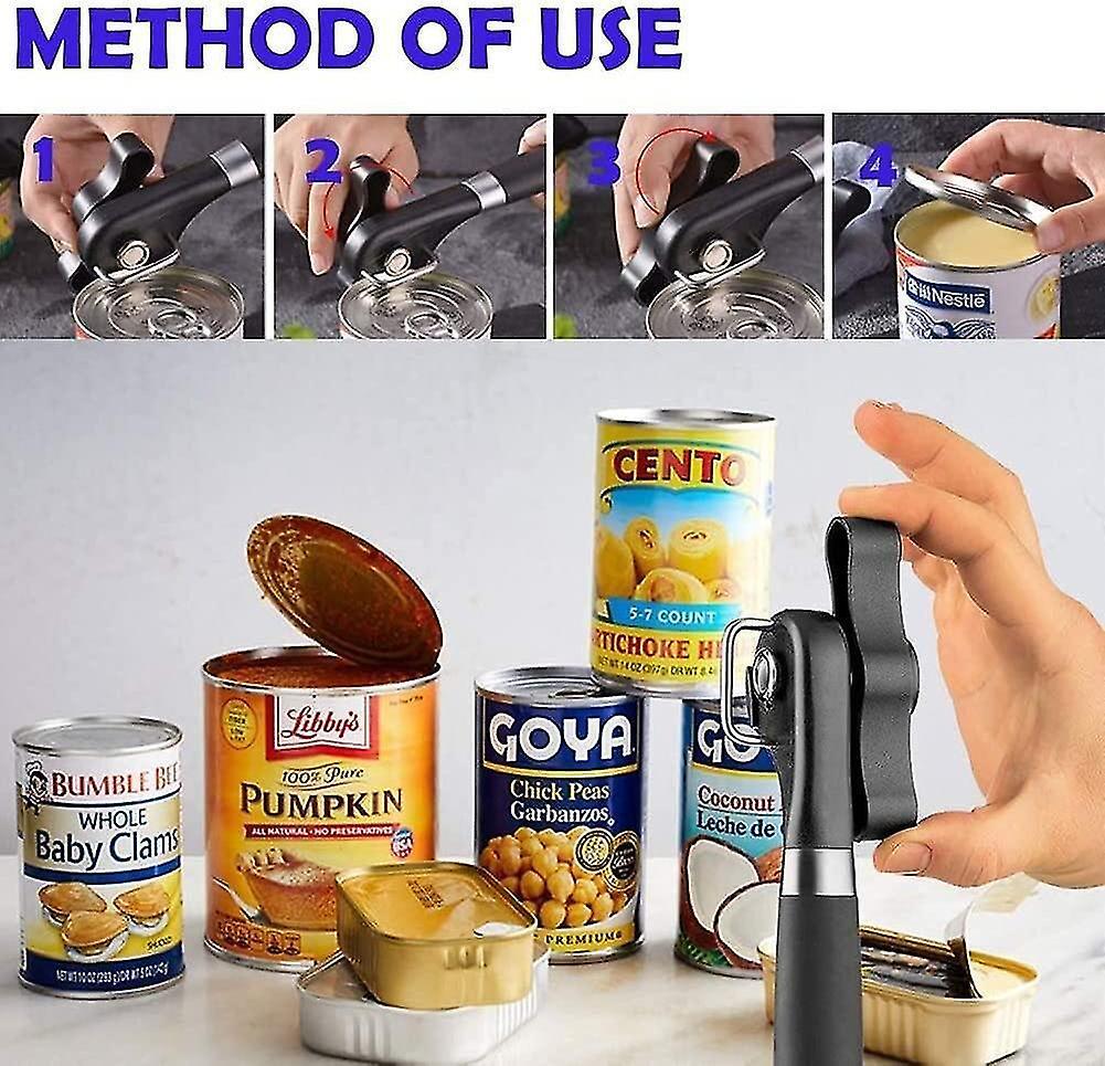 Professional Manual Can Opener, Heavy Duty Kitchen Tool for Restaurant & Home Use V1263-JX-4904