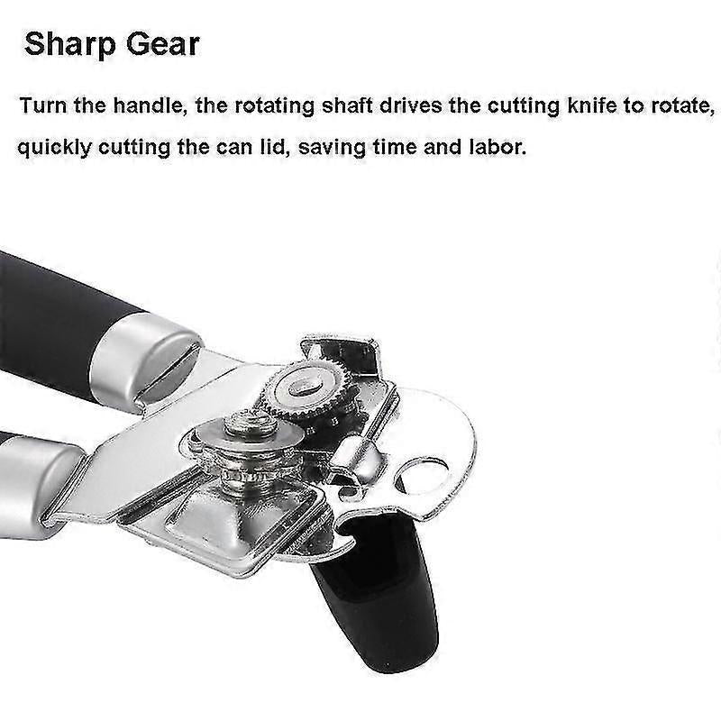 Handheld Manual Can Opener, Knob Design, Multifunction Kitchen Tool V1263-JX-4906