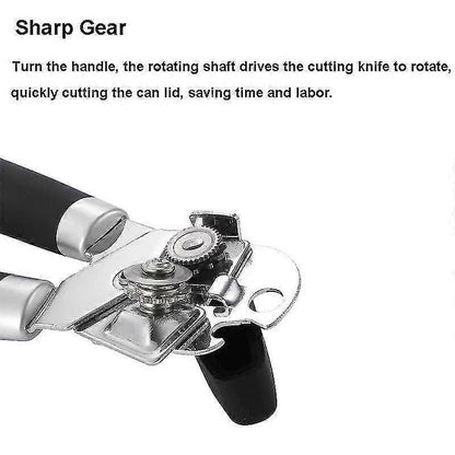 Handheld Manual Can Opener, Knob Design, Multifunction Kitchen Tool V1263-JX-4906