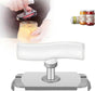 Easy-Open Arthritis Can Opener, Labor-Saving Screw Cap Opener, White V1263-JX-4910