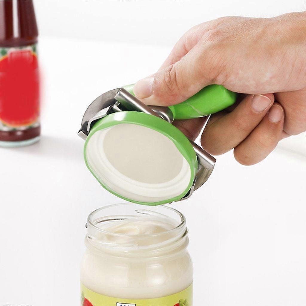 Easy-Open Arthritis Can Opener, Labor-Saving Screw Cap Opener, White V1263-JX-4910