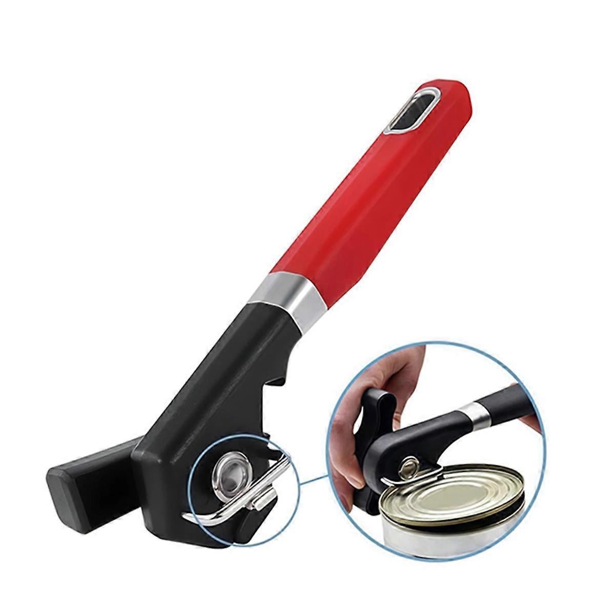Stainless Steel Single Handle Side Can Opener, Portable Handheld Design V1263-JX-4911