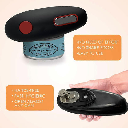 Electric Edge Can Opener, Kitchen Tool for Effortless Can Opening V1263-JX-4915