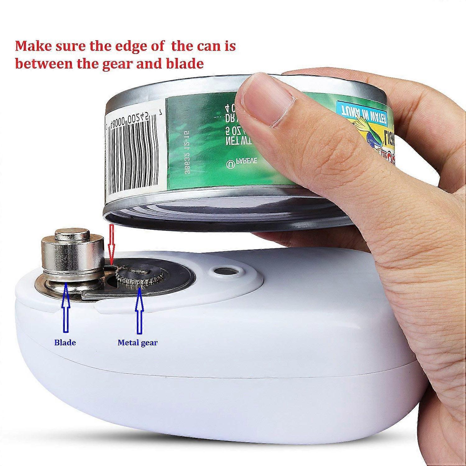 One-Touch Electric Can Opener, Smooth Edge, Hands-Free Operation V1263-JX-4917