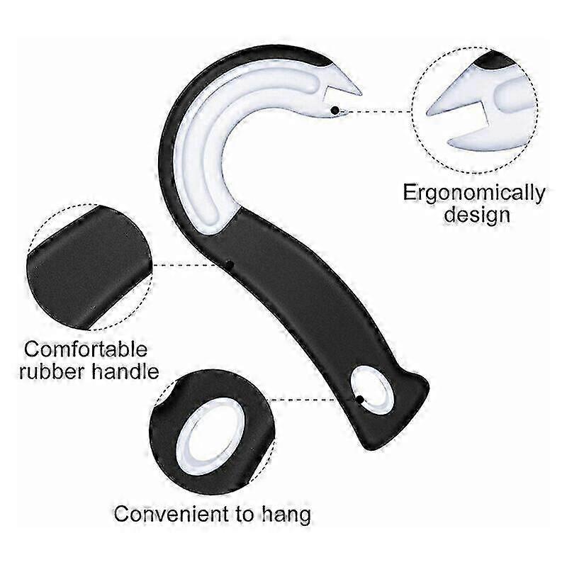 2pcs Easy Open Ring Can Opener, Manual Design for Cans & Bottles V1263-JX-4919