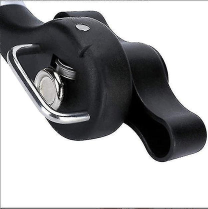 Secure Cut Can Opener, Manual Smooth Edge, Ergonomic Grip, Black V1263-JX-4921