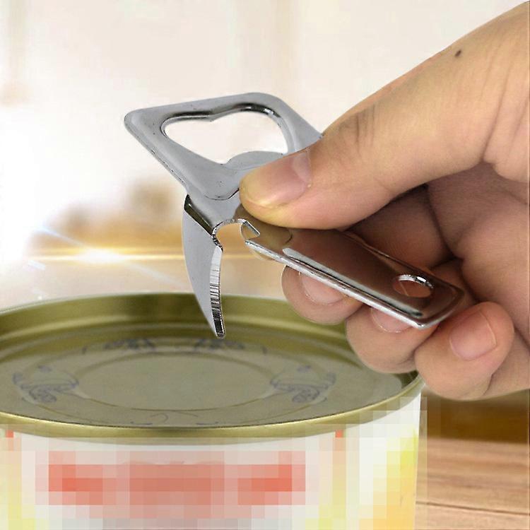 Multi-Purpose Can Opener with Knife, Beer Bottle Opener, Durable Iron V1263-JX-4923