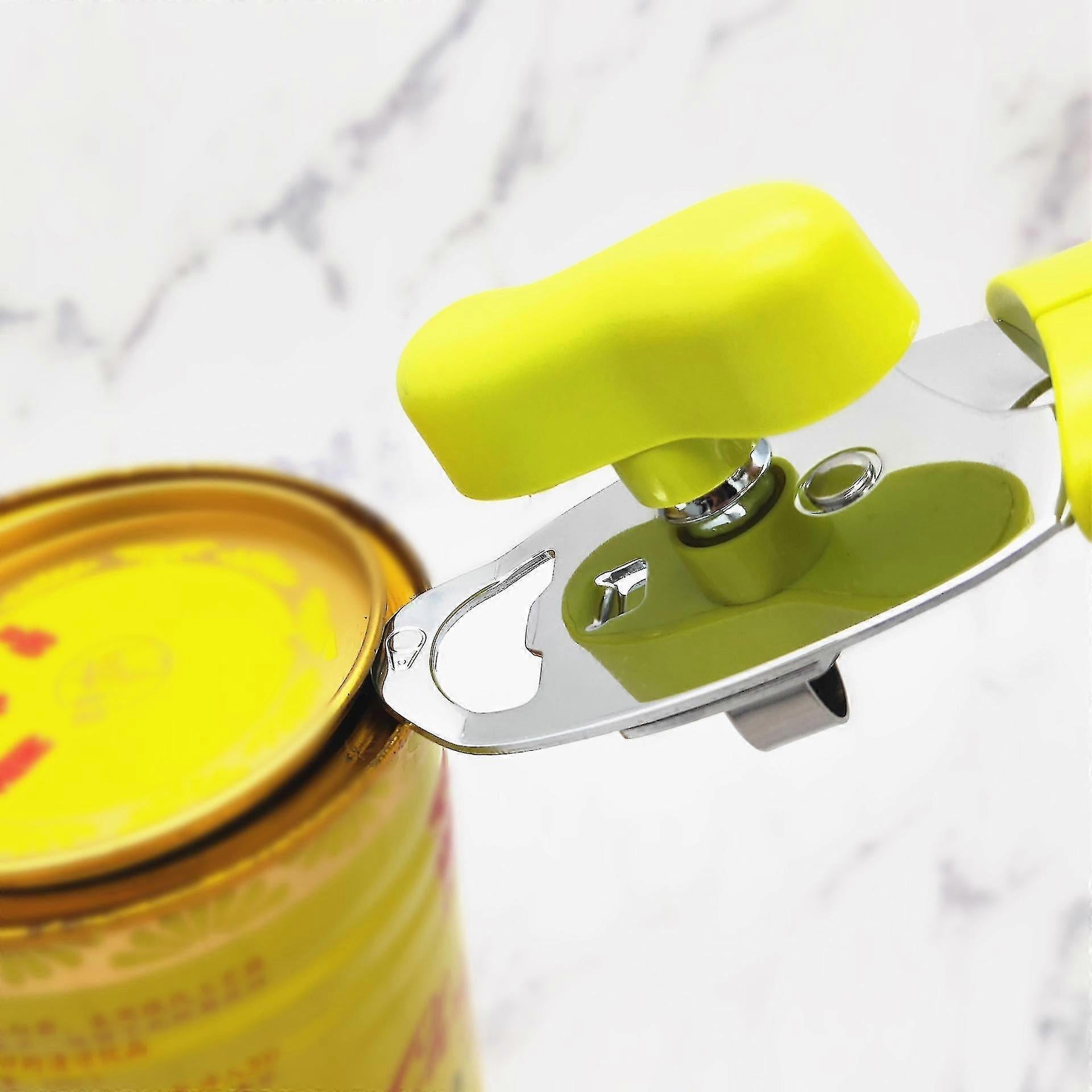 Manual Can Opener, Smooth Edge, Effort-Saving Knob Design V1263-JX-4926
