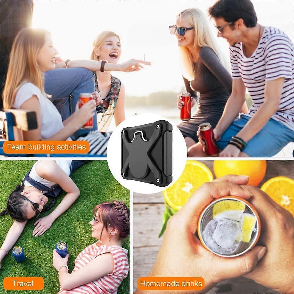 Manual Portable Can Opener, Labor-Saving, No Sharp Edges, Beer Bar Tool V1263-JX-4928