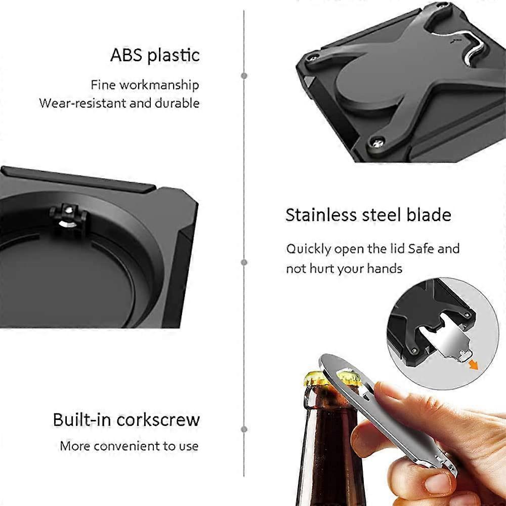Manual Portable Can Opener, Labor-Saving, No Sharp Edges, Beer Bar Tool V1263-JX-4928