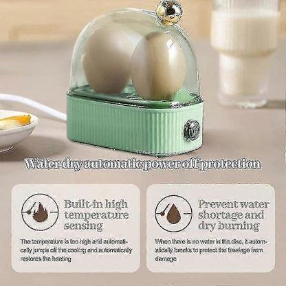 2-Egg Compact Electric Egg Cooker for All Cooking Styles V1263-JX-4936