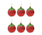 6Pcs Strawberry Ball Pendants-8 cm V1263-JX-494