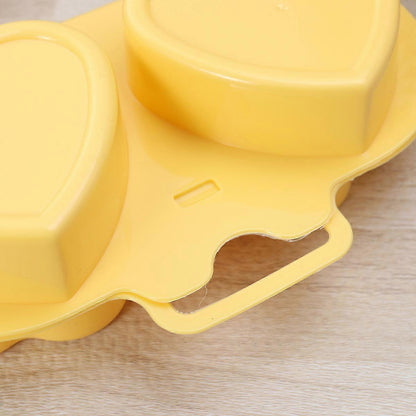 Mini Heart & Flower Shaped Egg Cooker, Microwave Steamer V1263-JX-4940