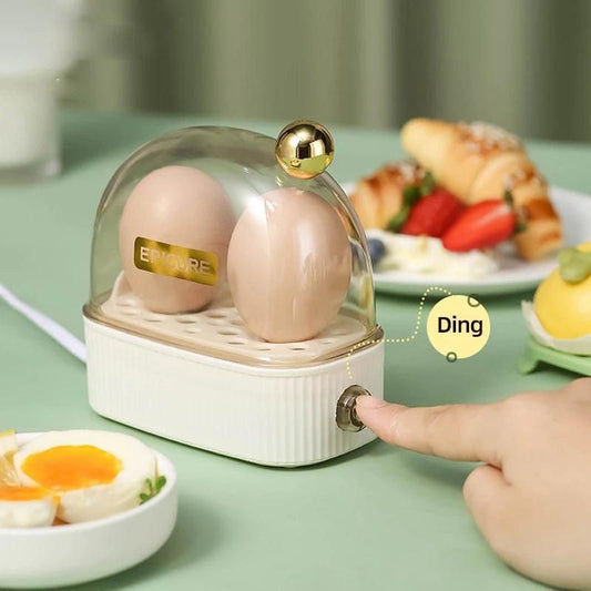 2-Egg Electric Egg Steamer, Compact Size for Home Use V1263-JX-4942