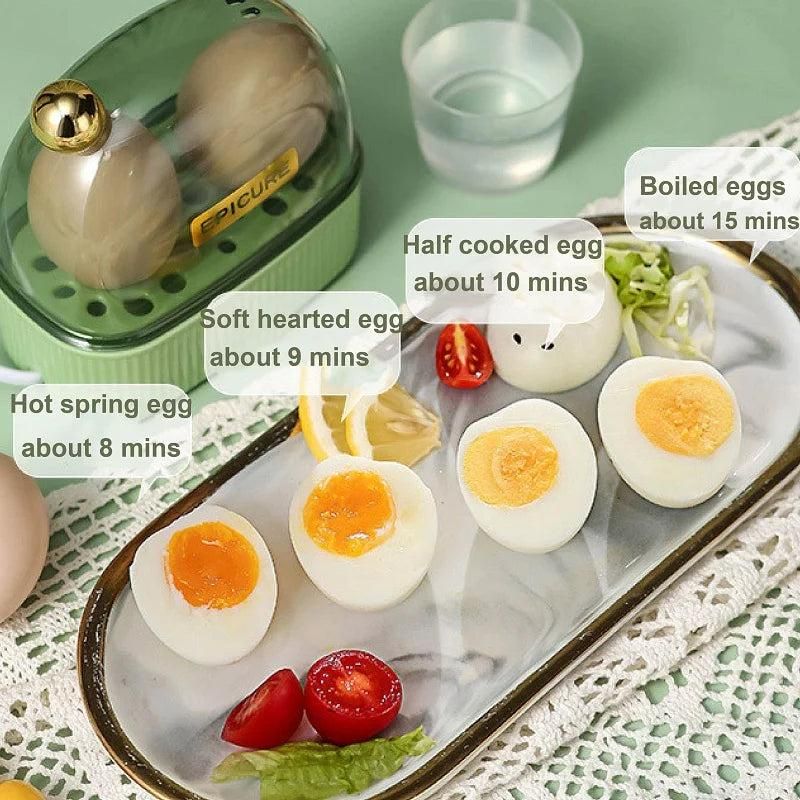 2-Egg Electric Egg Steamer, Compact Size for Home Use V1263-JX-4942