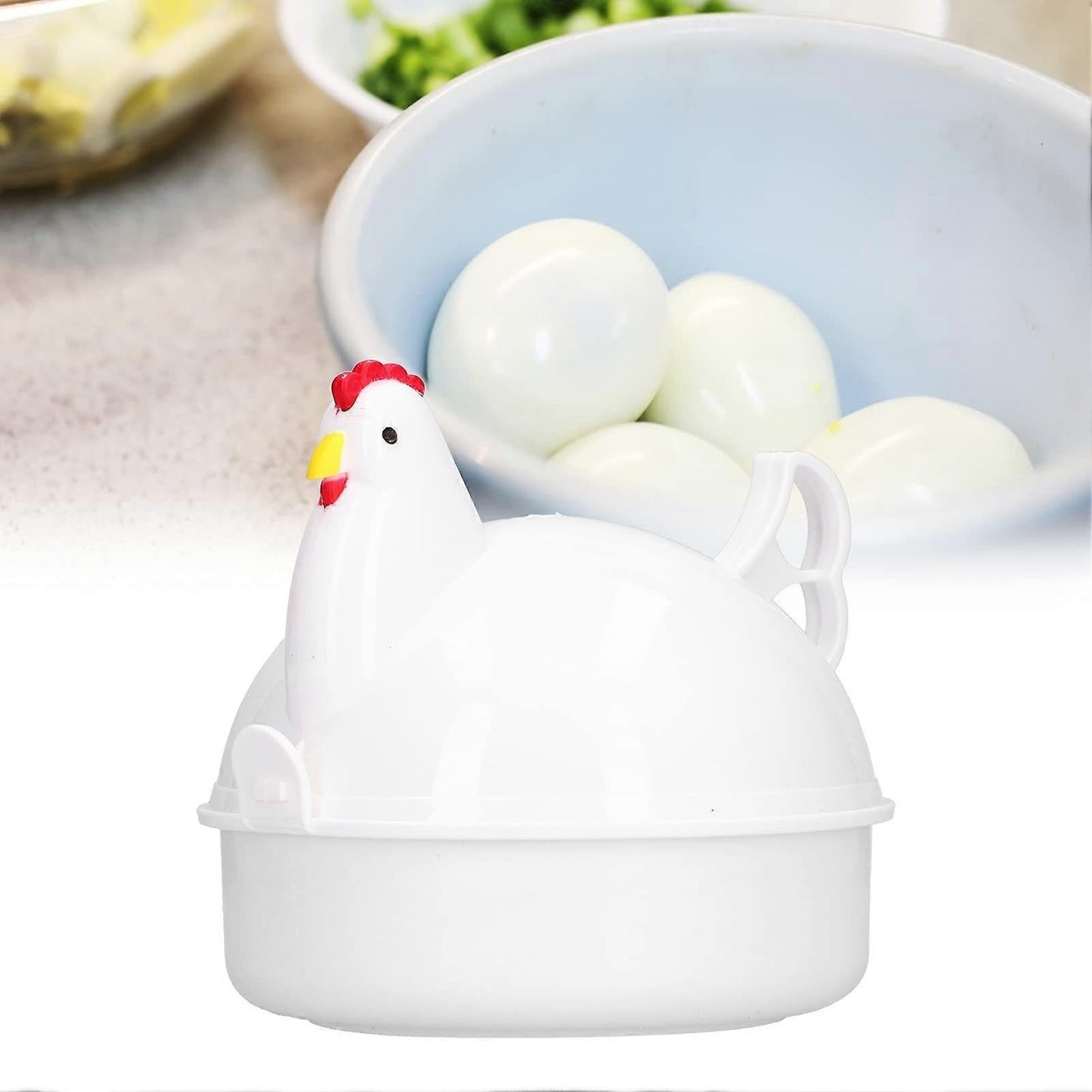 Microwave Egg Boiler Poacher, 4-Egg Cooking Capacity V1263-JX-4944