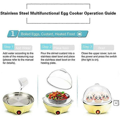 Rapid 7-Egg Electric Cooker for Hard Boiled Eggs V1263-JX-4945