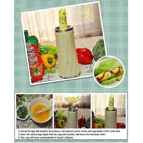 Stainless Steel Electric Egg Cooker, Automatic Breakfast Maker V1263-JX-4946