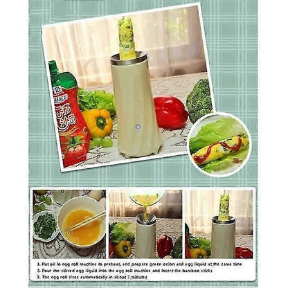 Stainless Steel Electric Egg Cooker, Automatic Breakfast Maker V1263-JX-4946