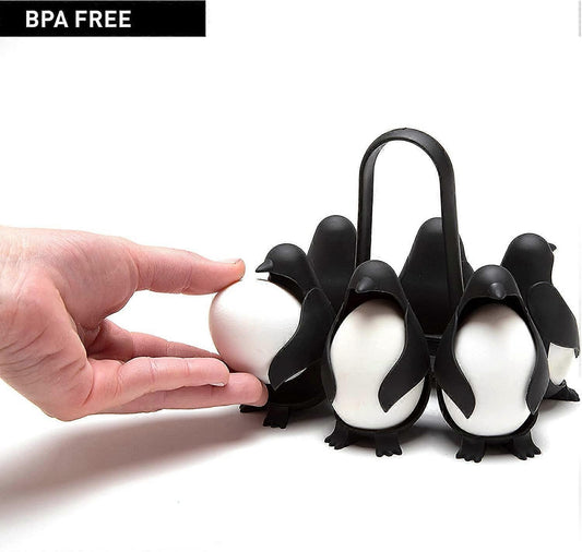 Penguin-Shaped 3-in-1 Boiled Egg Cooker, Premium Design V1263-JX-4948