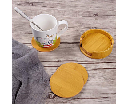 6Pcs Faux Leather Marble Coasters Cup Mat Pad Holder Placemat Dining Table Decor- B V1263-JX-495