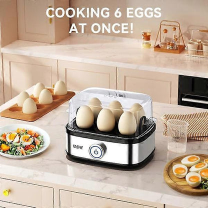 400W Compact 6-Egg Electric Cooker, Easy-Peel Design V1263-JX-4958