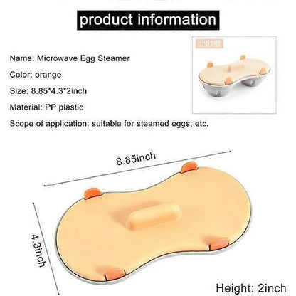 Microwave Fried Egg Cooking Tool for Kitchen Use V1263-JX-4961
