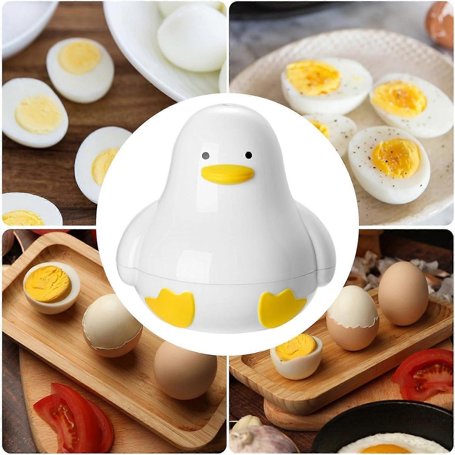Duck Shape Microwave Egg Cooker, 4-Egg Capacity V1263-JX-4963