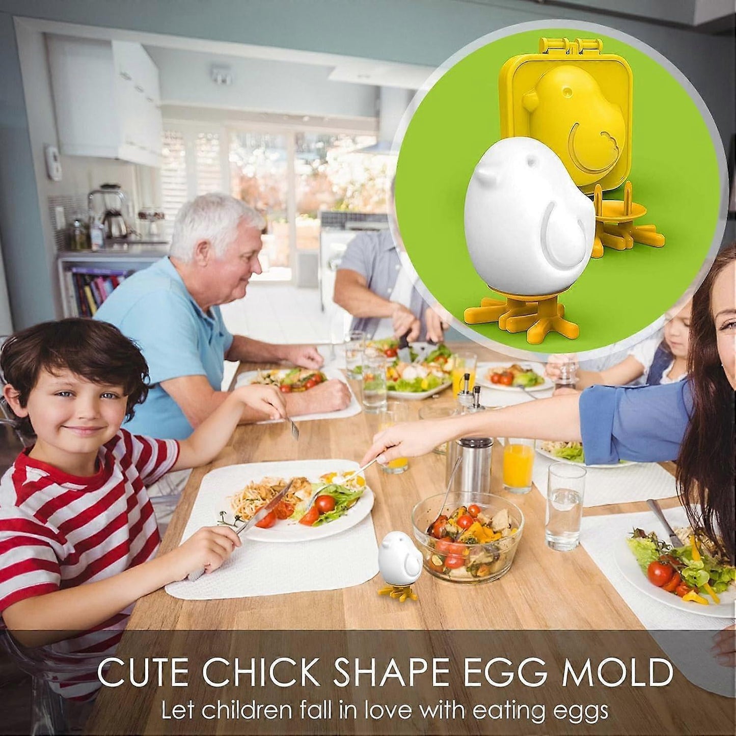 Animal Shaped Boiled Egg Mold for Babies Meals V1263-JX-4964