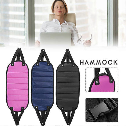 Hangable Travel Foot Hammock, Lightweight Portable Leg Rest V1263-JX-4967