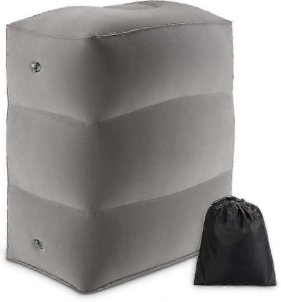 Inflatable Leg & Foot Rest Pillow for Travel, Adjustable Cushion V1263-JX-4968