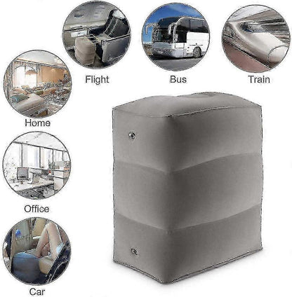 Inflatable Leg & Foot Rest Pillow for Travel, Adjustable Cushion V1263-JX-4968