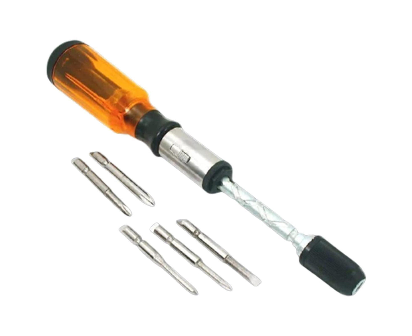 1 Set Screwdrivers Demountable High Precision Metal Hand Pressing Nut Drivers Hand Tools-Yellow V1263-JX-497