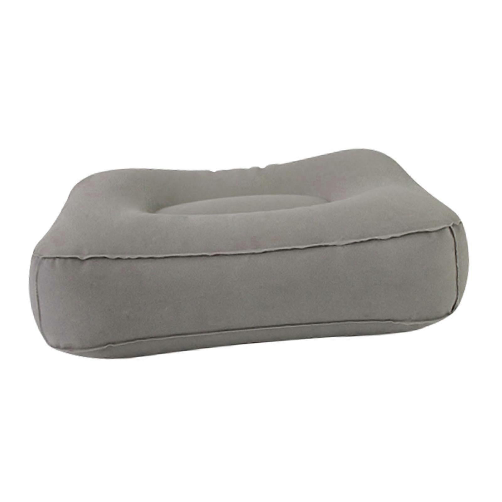 Inflatable Foot Rest Pillow, Flocking Leg Cushion for Travel V1263-JX-4974